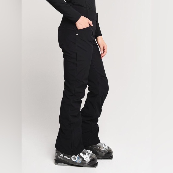 Obermeyer Women’s Bandera Ski Snow Pant Black White - Picture 2 of 14